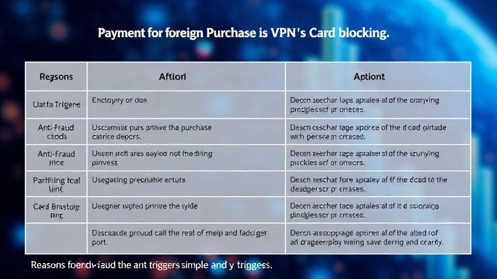 Оплата зарубежных покупок через VPN: риски блокировки карты. Таблица: причины срабатывания антифрода и простые действия